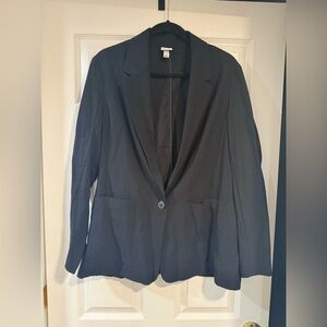 A New Day Black Linen Blazer
